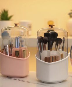 acrylic makeup brush holder 6