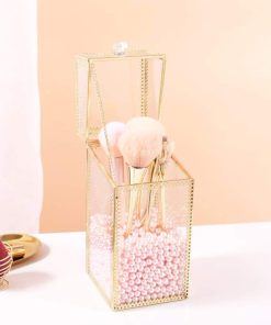 makeup brushes and holder 2