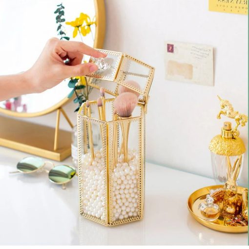 makeup brushes and holder 4