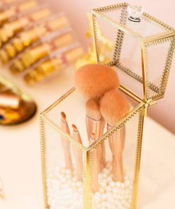 makeup brushes and holder 6